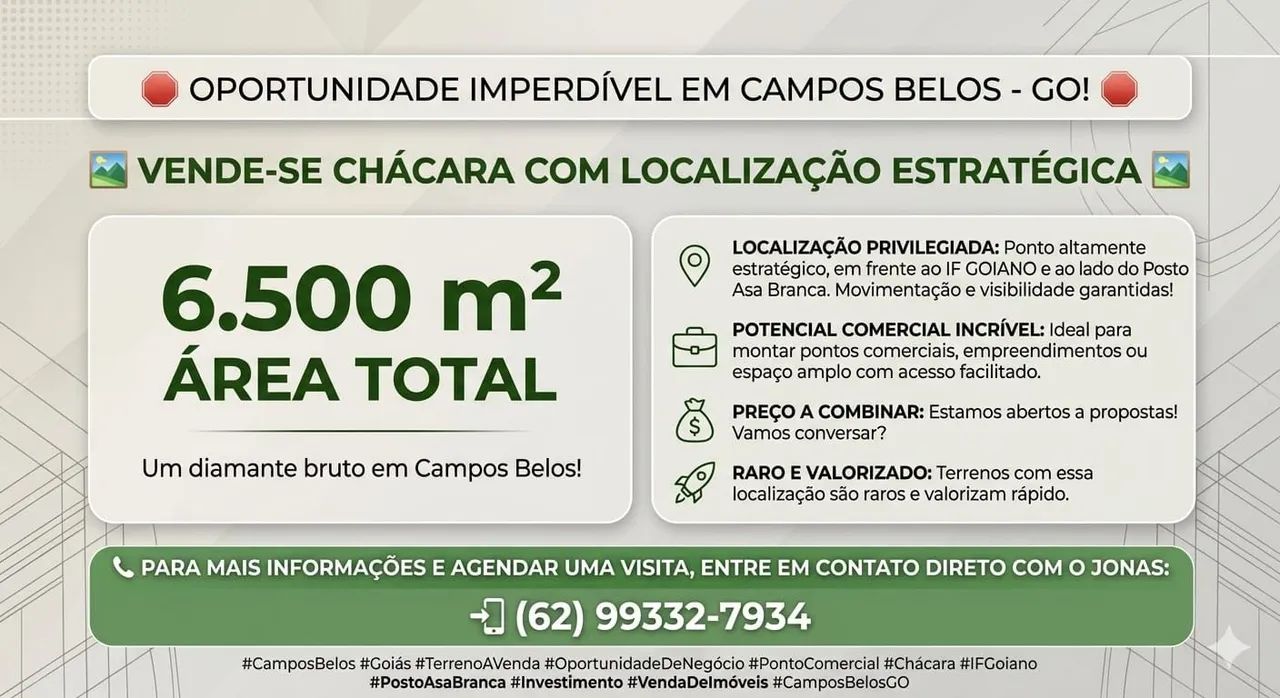 Chácara a venda