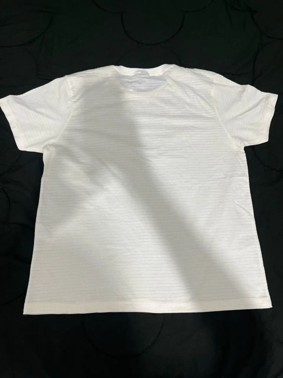 Camiseta M creme/off-white texturizada - Foto 2