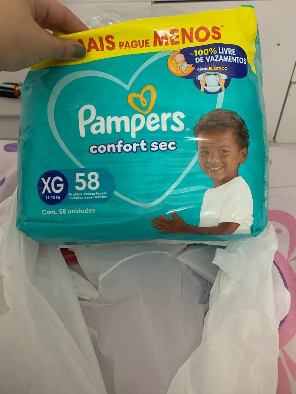 Fralda Pampers XG 441091500310548481