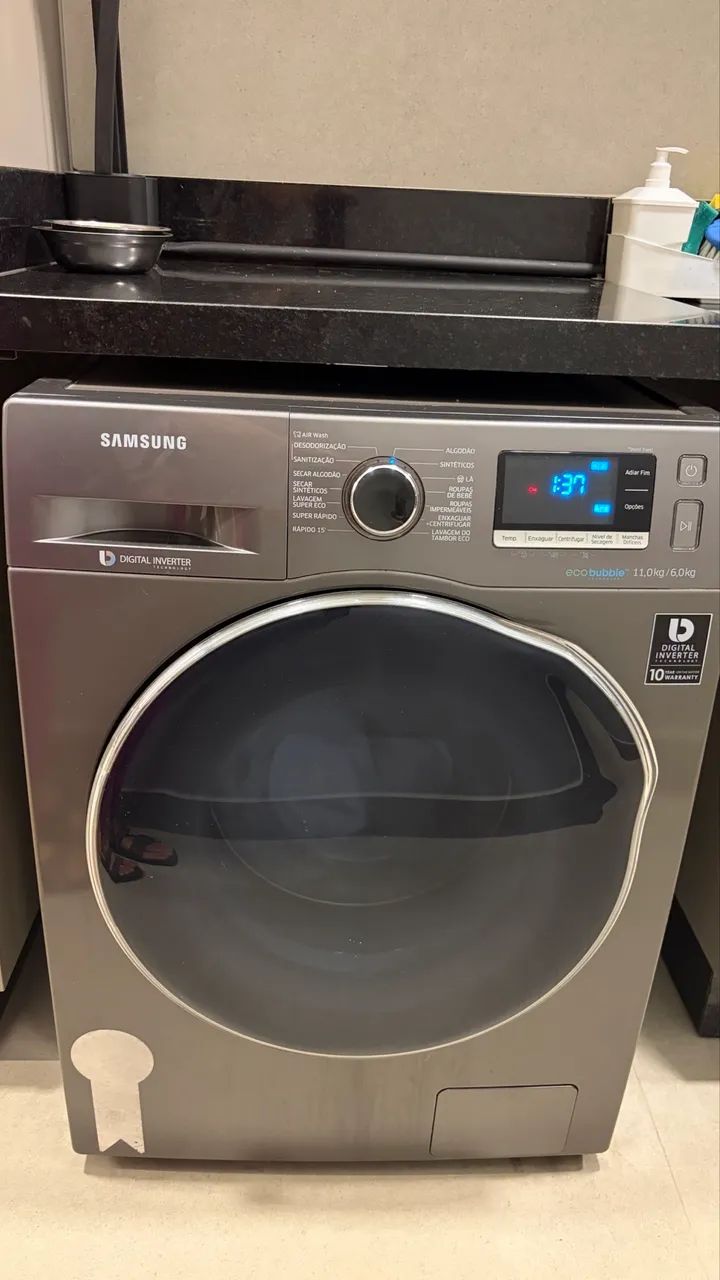 Lava e seca Samsung Ecobubble 11kg - Foto 3