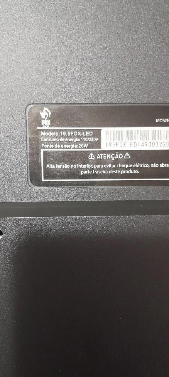 Monitor fox led 19 polegadas  - Foto 4