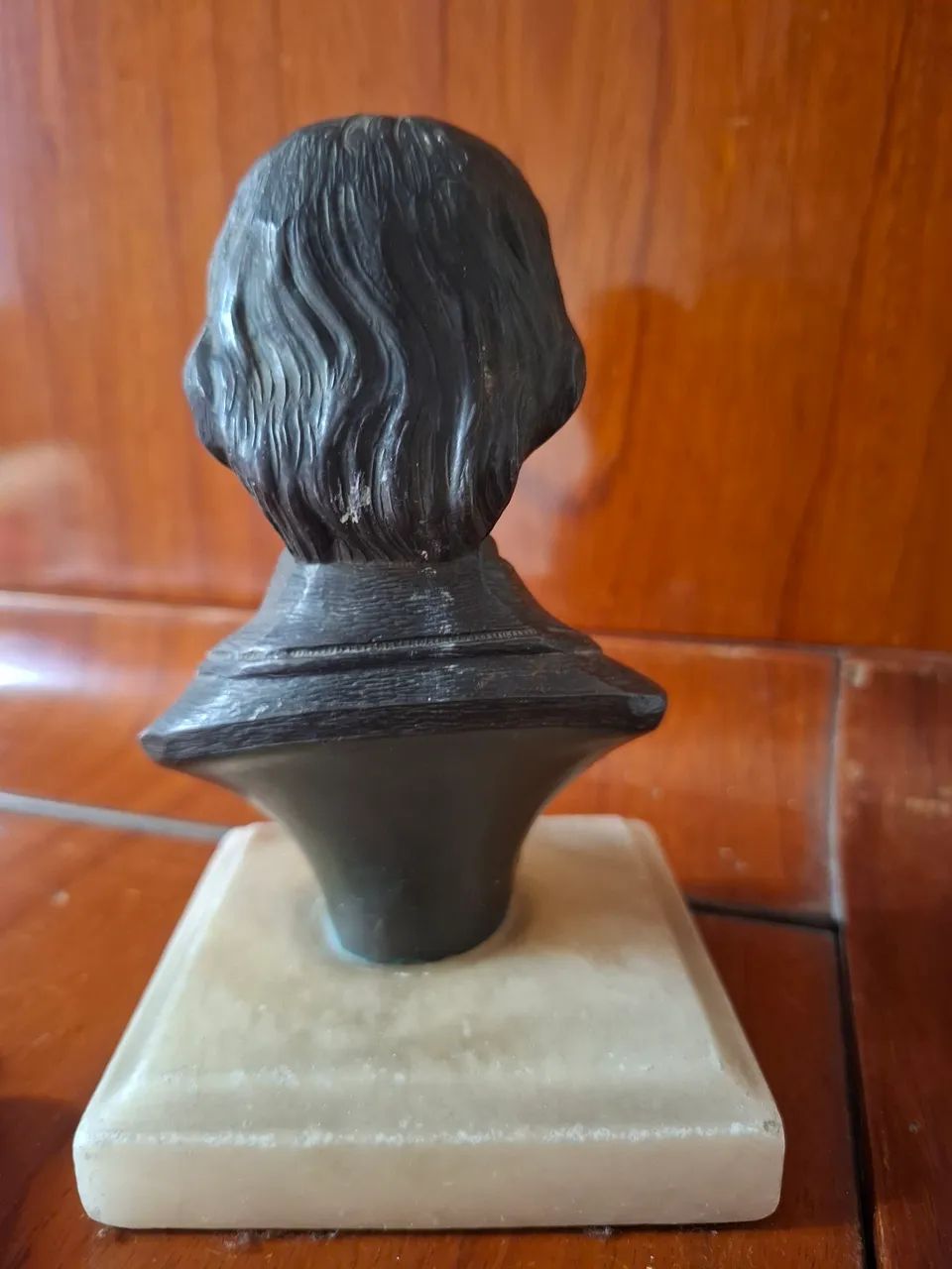 Busto de bronze chopin com base de mármore  - Foto 3
