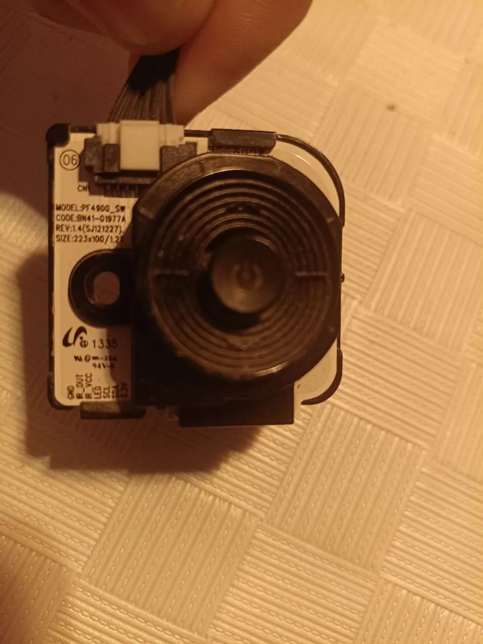 Sensor IR/ botão power
