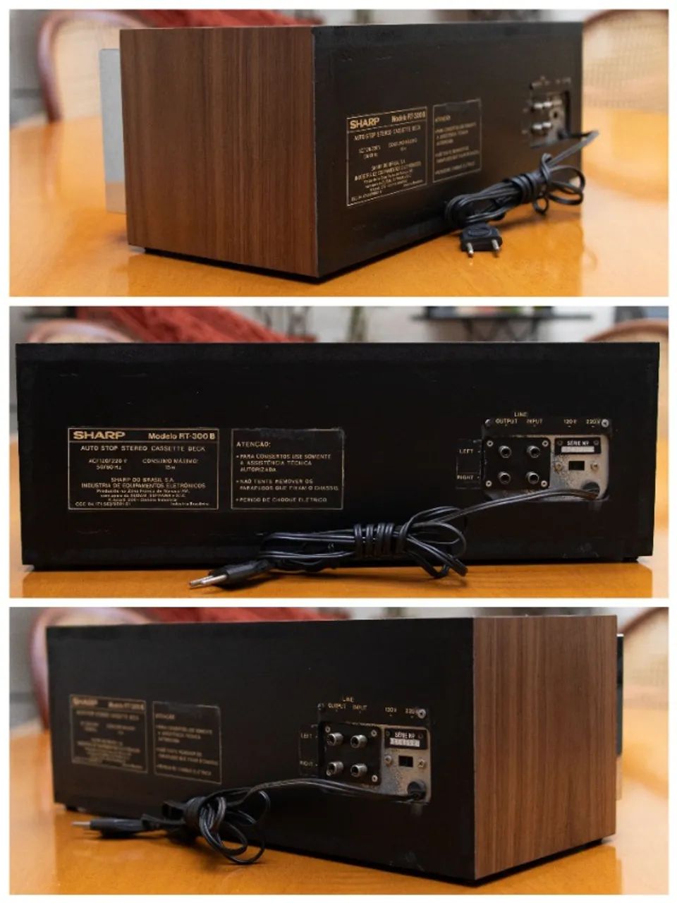 TAPE DECK SHARP RT-300B (1982) - REVISADO - Foto 4
