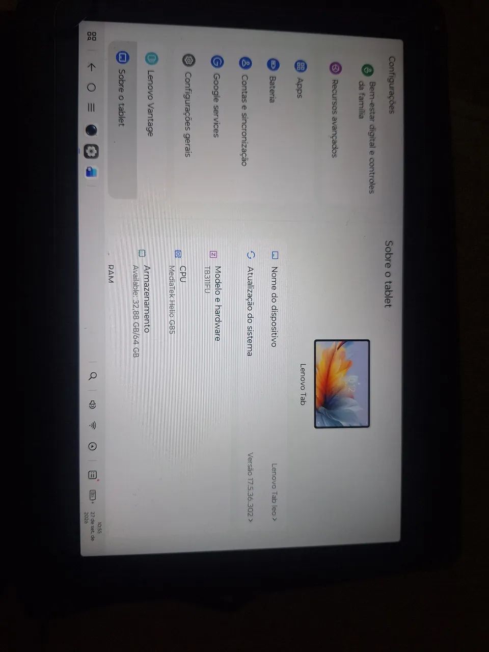 Tablet Lenovo  64gb, 4gb Ram, Tela 10.1  - Foto 5