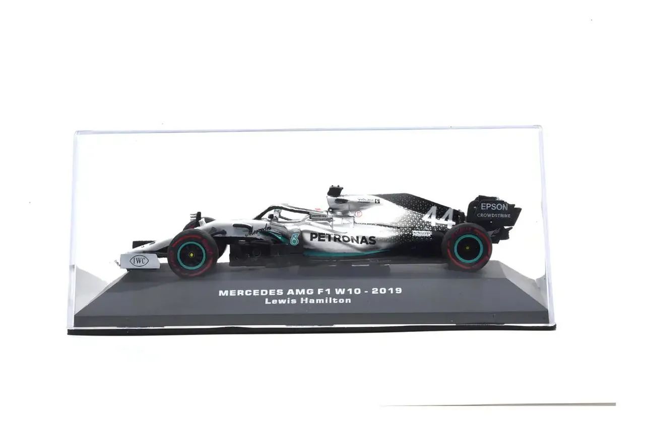 Miniatura Formula 1 Lewis Hamilton 2019 Mercedes - Foto 3