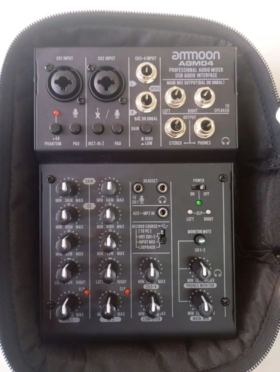 Mesa de Som Ammoon Agm-04 Nova! Oportunidade! - Foto 5