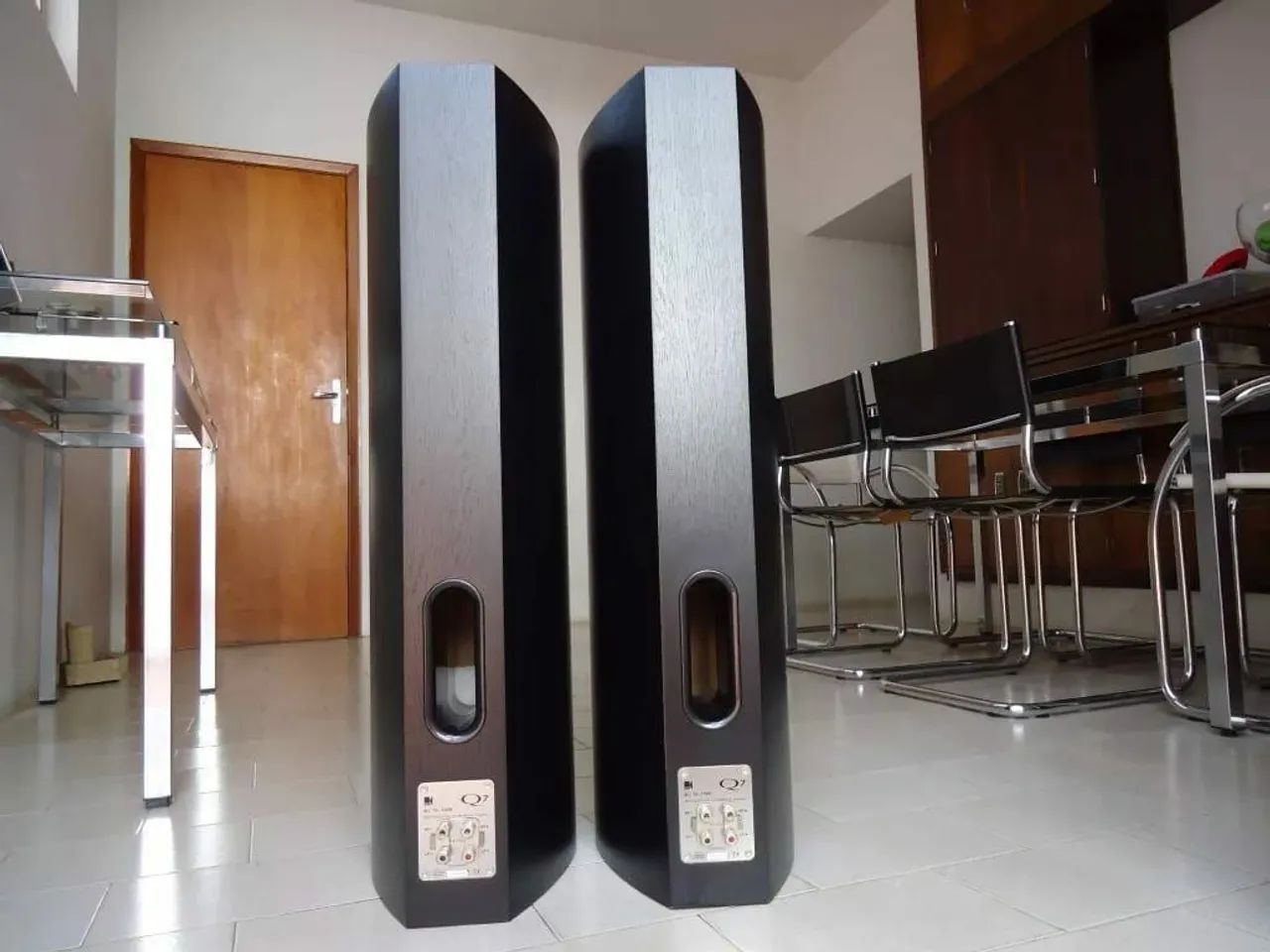 Caixas Kef B&W Denon Marantz 175 watts Q7 Inglesas igual a nova - Foto 4