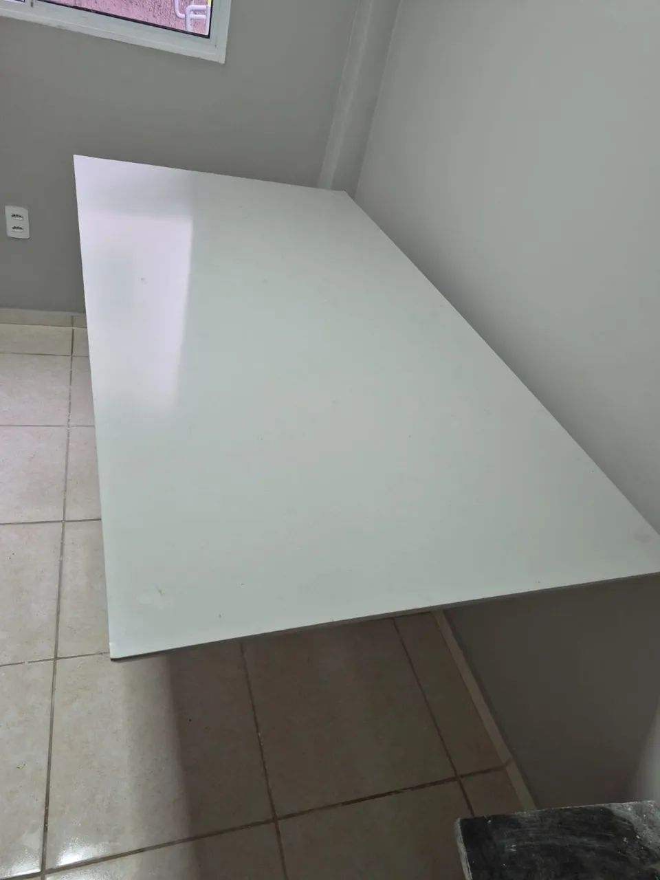 Mesa com tampo de vidro  - Foto 2
