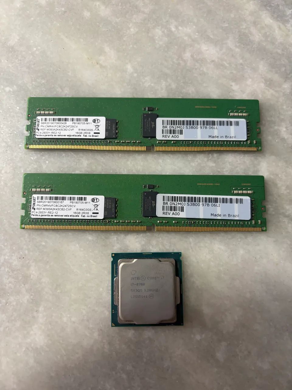 Kit i7 8700 + 32GB Ram 2933mhz