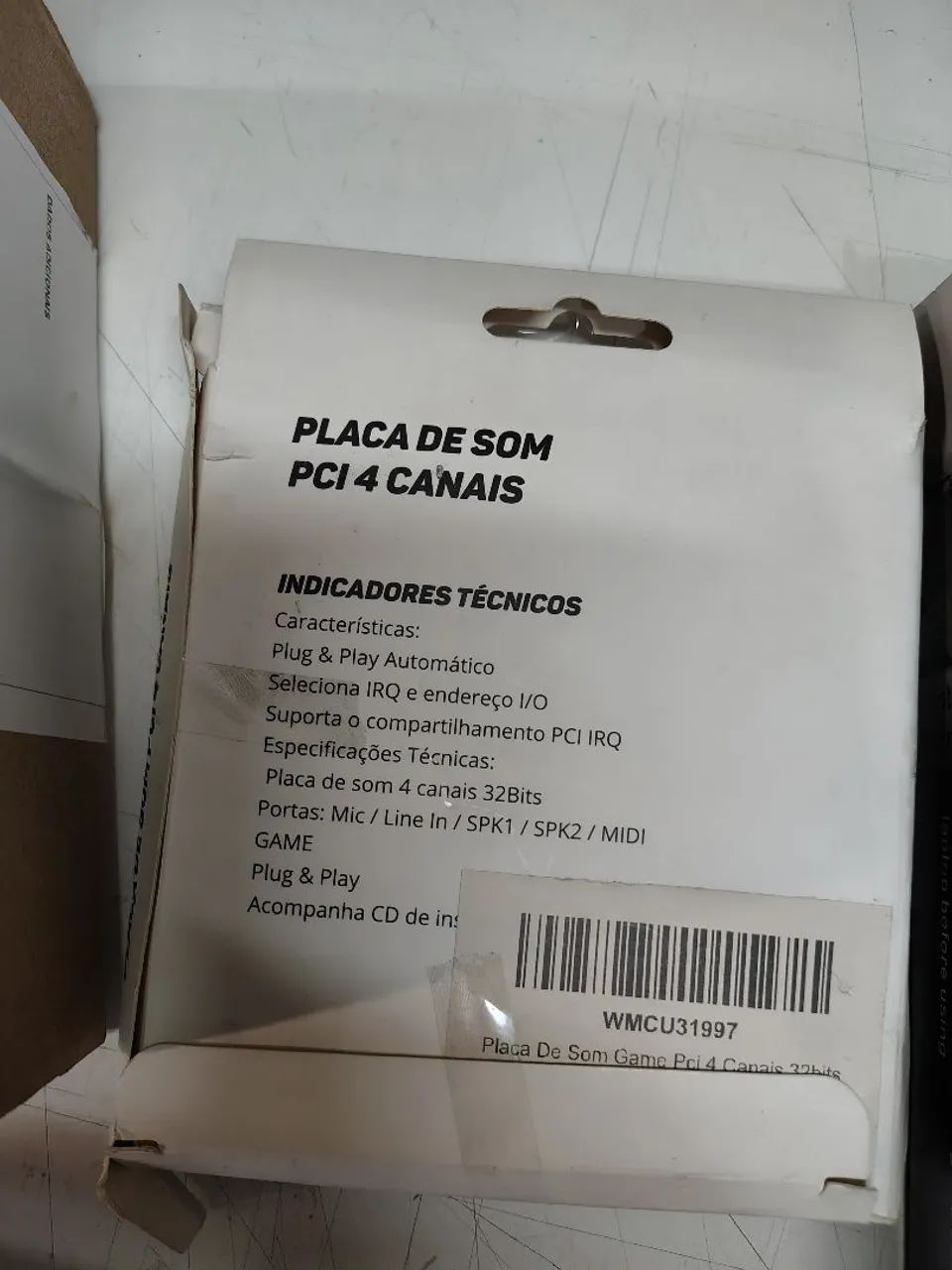 placa de som interna Lotus modelo LT-P256 com barramento PCI. - Foto 2