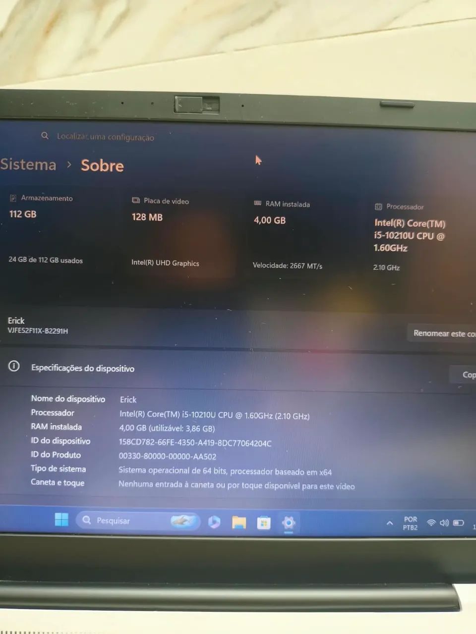 [NOTEBOOK] VAIO FE15 White - Intel Core i5-10210U - Foto 3