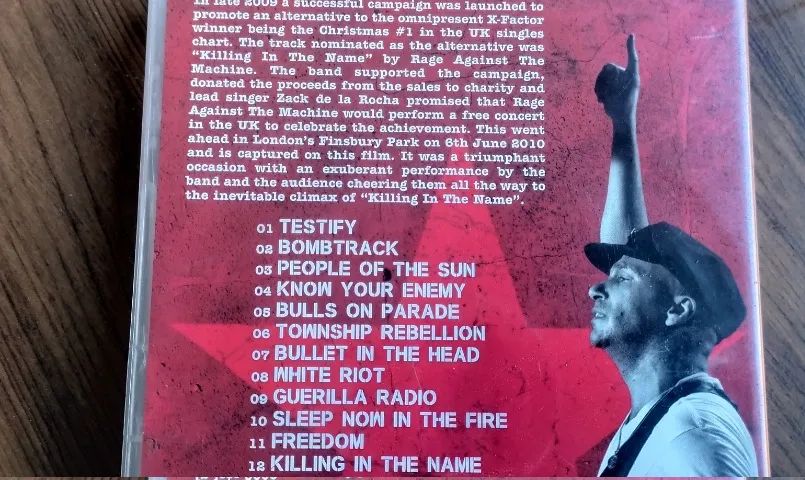 DVD Rage Against the Machine - Live at Finsbury Park - CDs, DVDs
