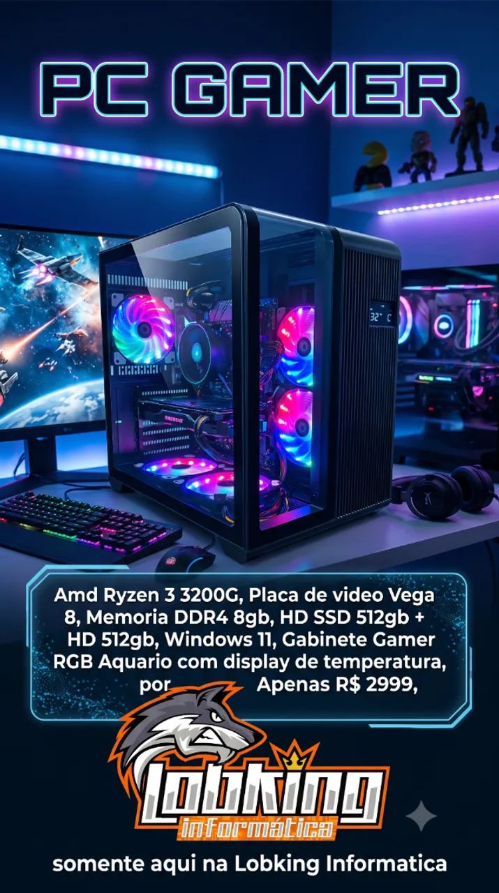 Pc Gamer Amd Ryzen 3 3200G