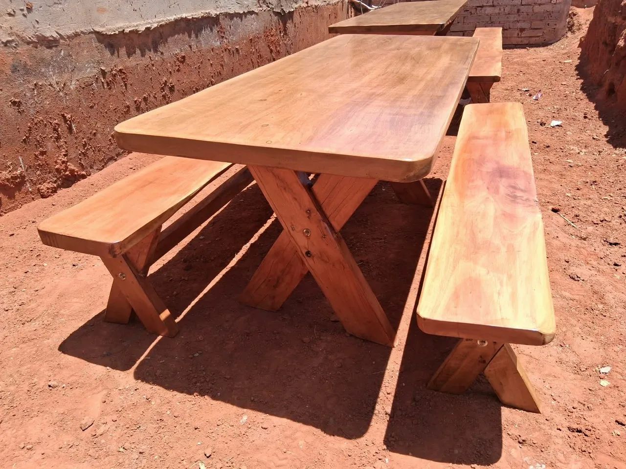 Mesa rústica 3x80 