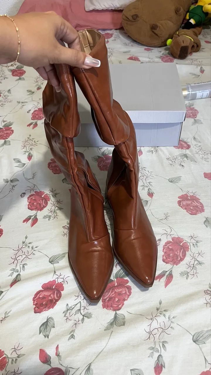 Bota caramelo 38 - Foto 4