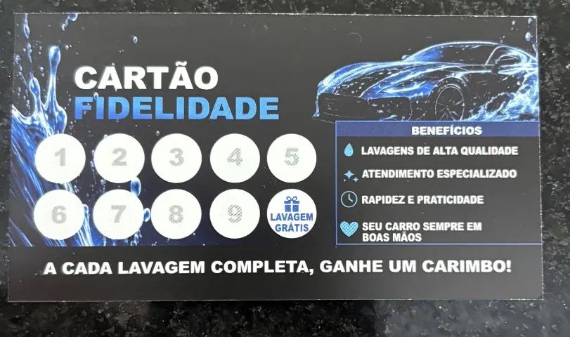 Cartões de visitas e fidelidade 