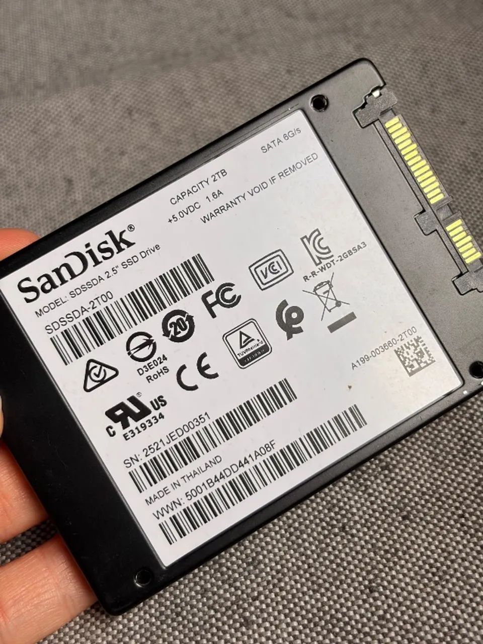 Ssd sata SanDisk 2tb - Foto 3