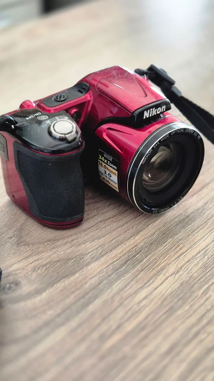 Câmera Nikon Coolpix L830 - Superzoom 34x Full HD - Câmeras e