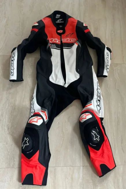Macacão Alpinestars Missile V2 1-Piece Leather Suit (colorway