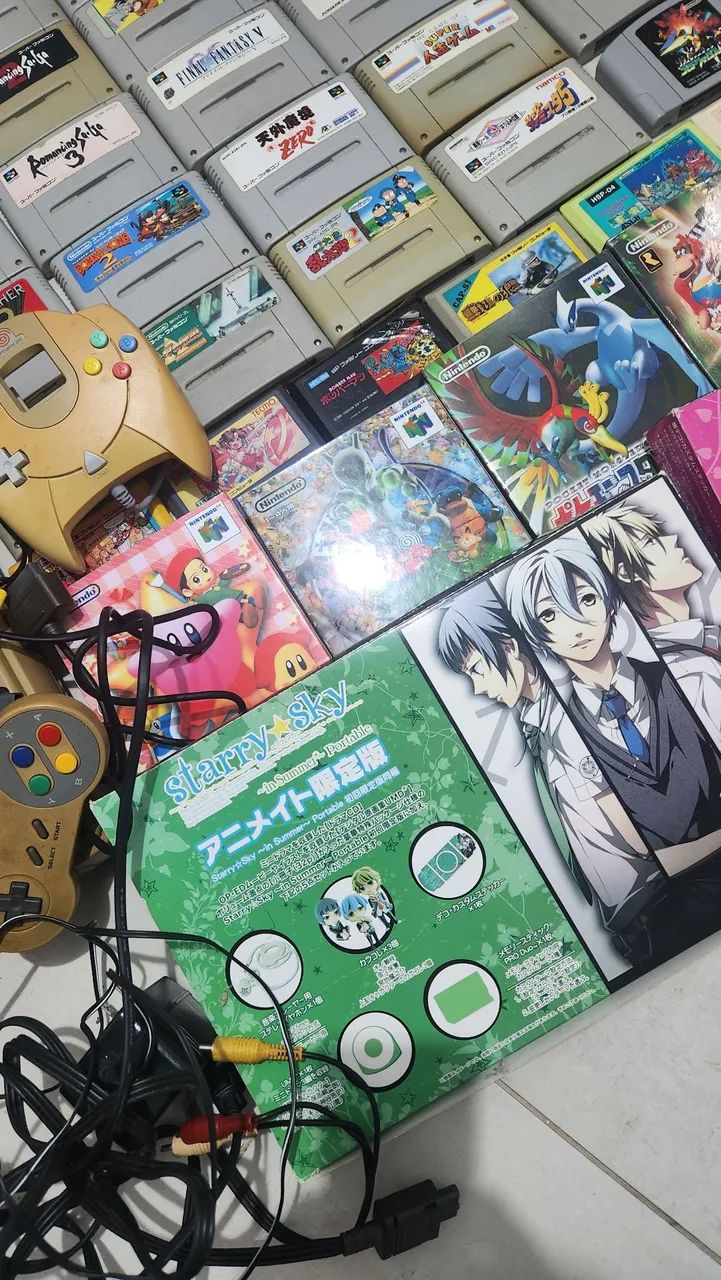 Lote de video game e jogos (snes, dreamcast, n64, super famicom, psp) - Foto 3