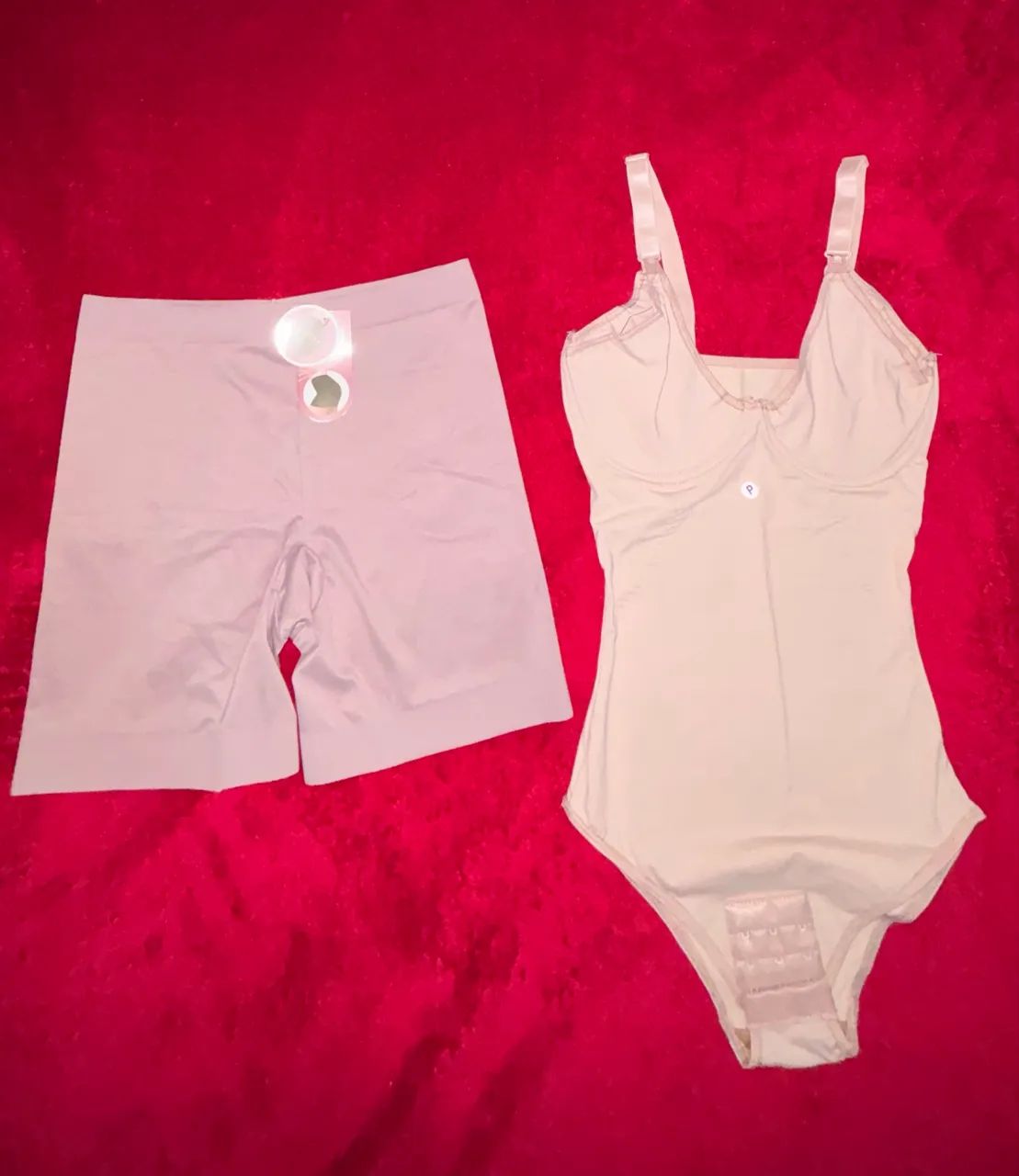 Body amamentação P + short segunda pele P