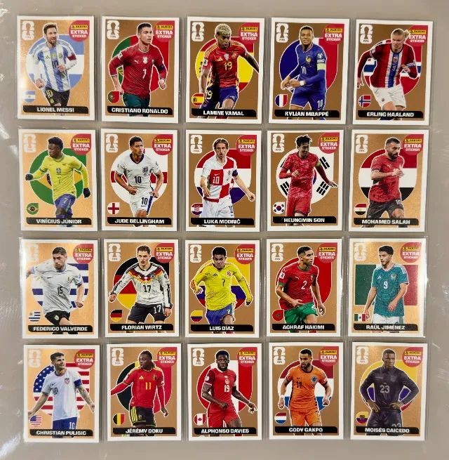 Coleção Completa Legends - Bronze - Copa 2026 (Original Panini)