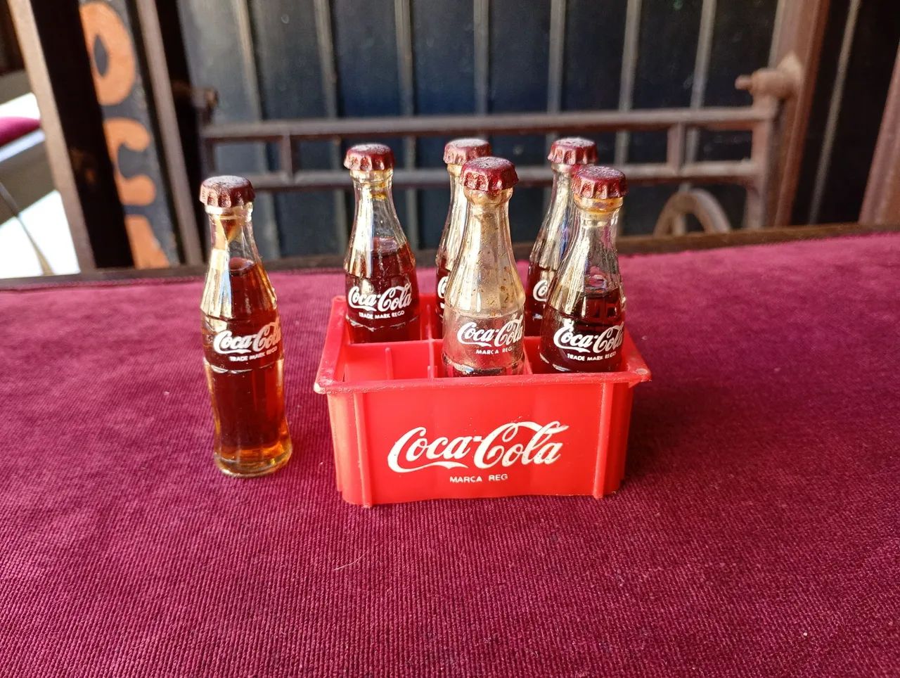 Mini engradado da Coca-Cola antigo (REF:202) - Foto 4