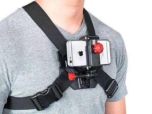 Colete suporte para celular.