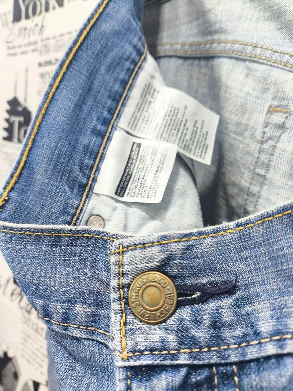 Calça Jeans Levi's Tam 46 Cód 4593 Usado/Original  - Foto 4