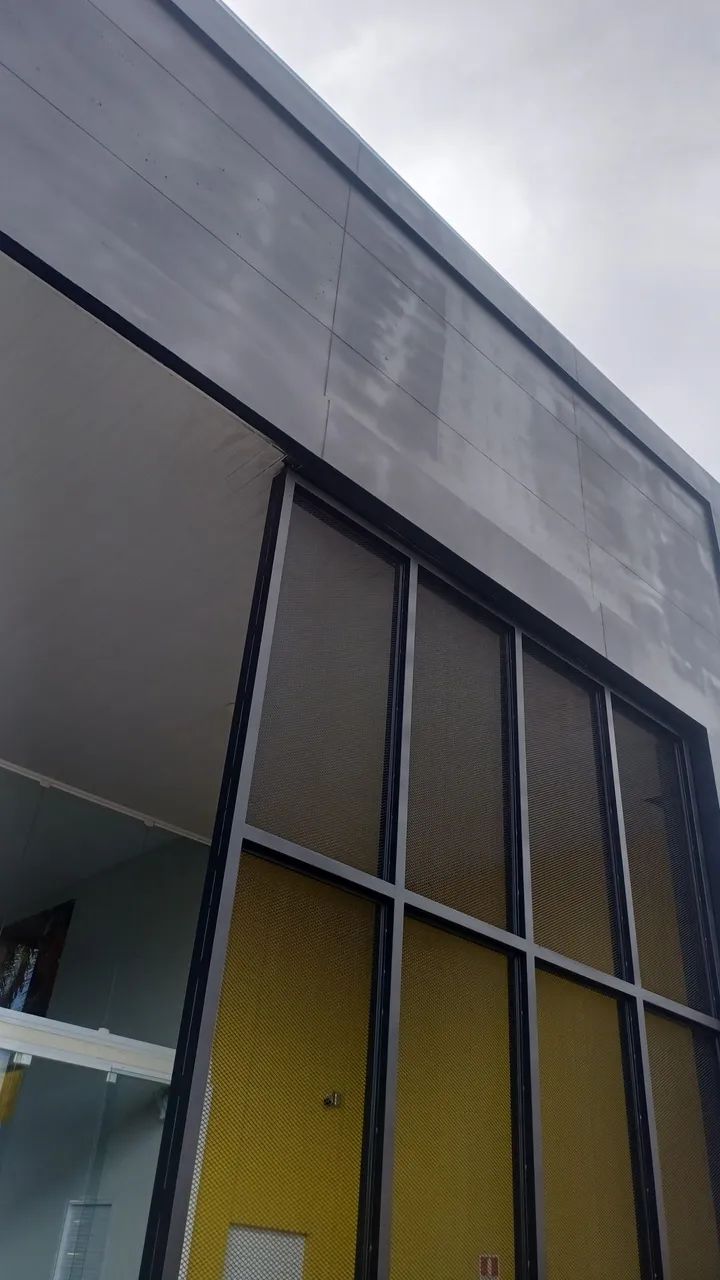Pintura de fachada de acm e ferro 