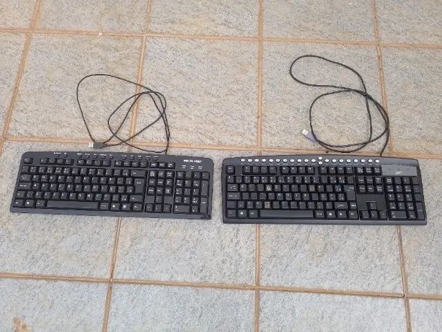 Teclado com fio usb