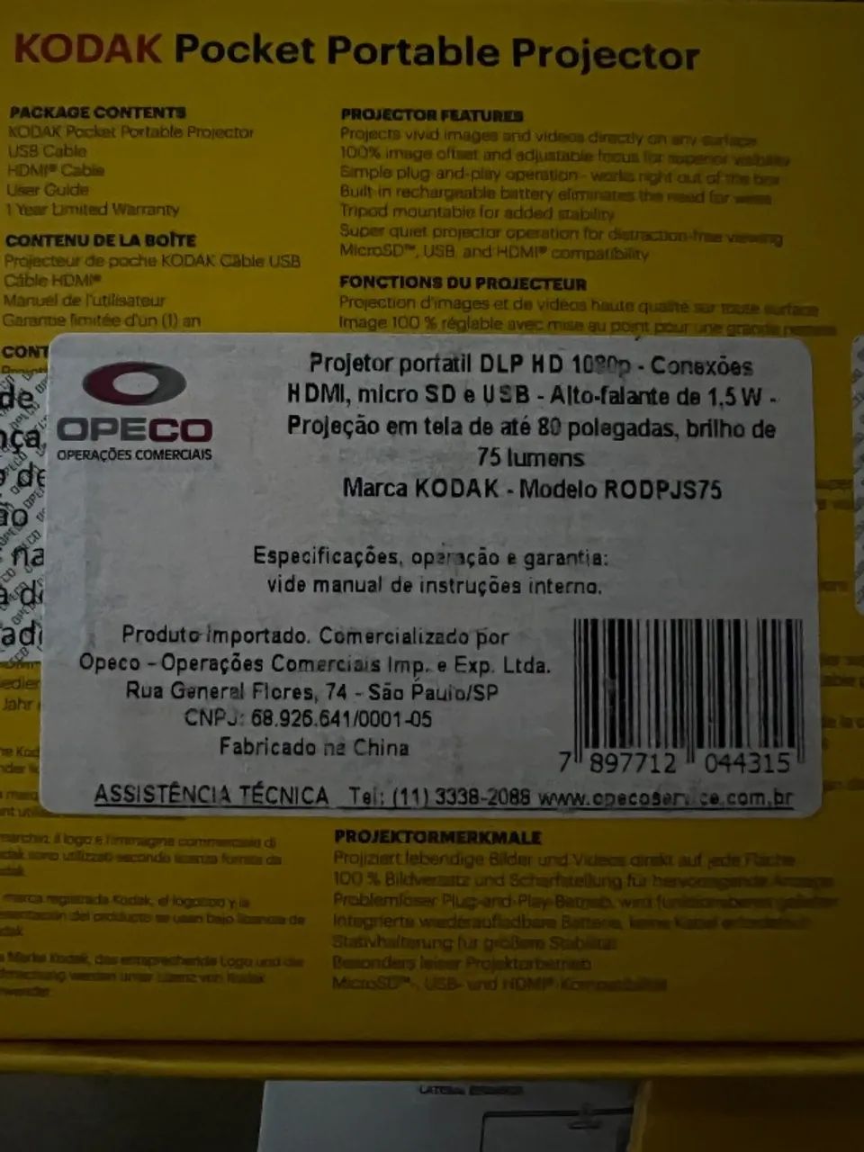 Projetor KODAK (sem uso) - Foto 3
