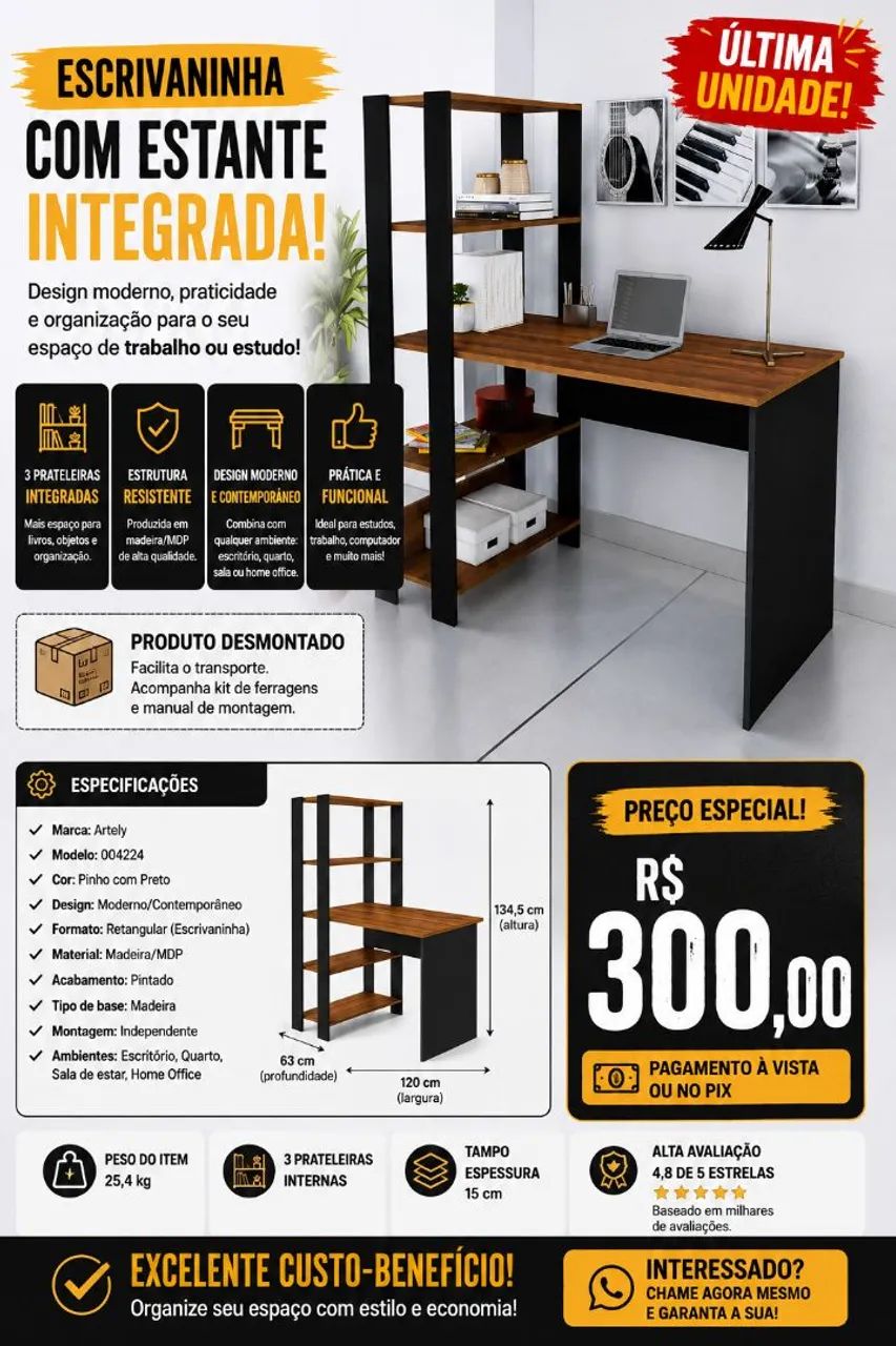 Escrivaninha/Mesa computador