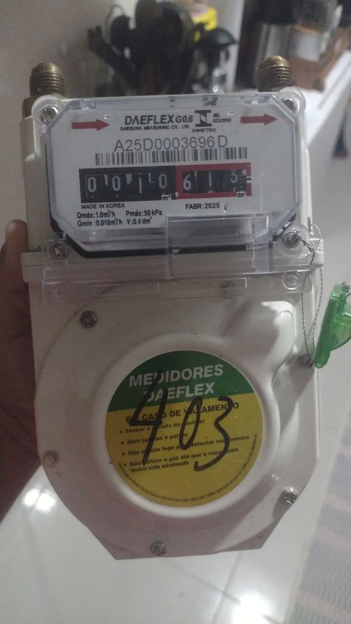 Medidor de Gás Daeflex - Foto 4