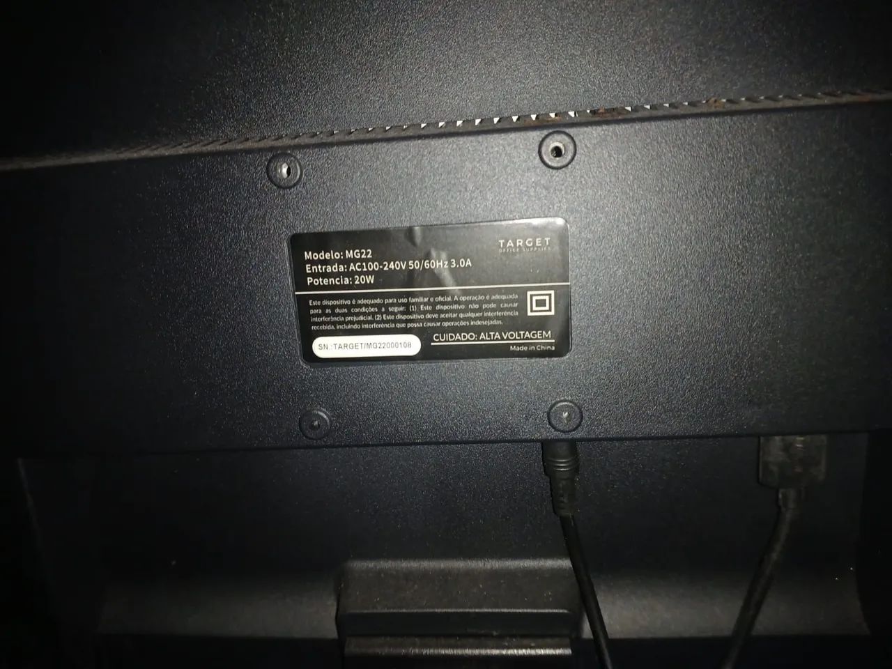 Monitor target 22 polegadas, entrada hdmi e vga - Foto 2