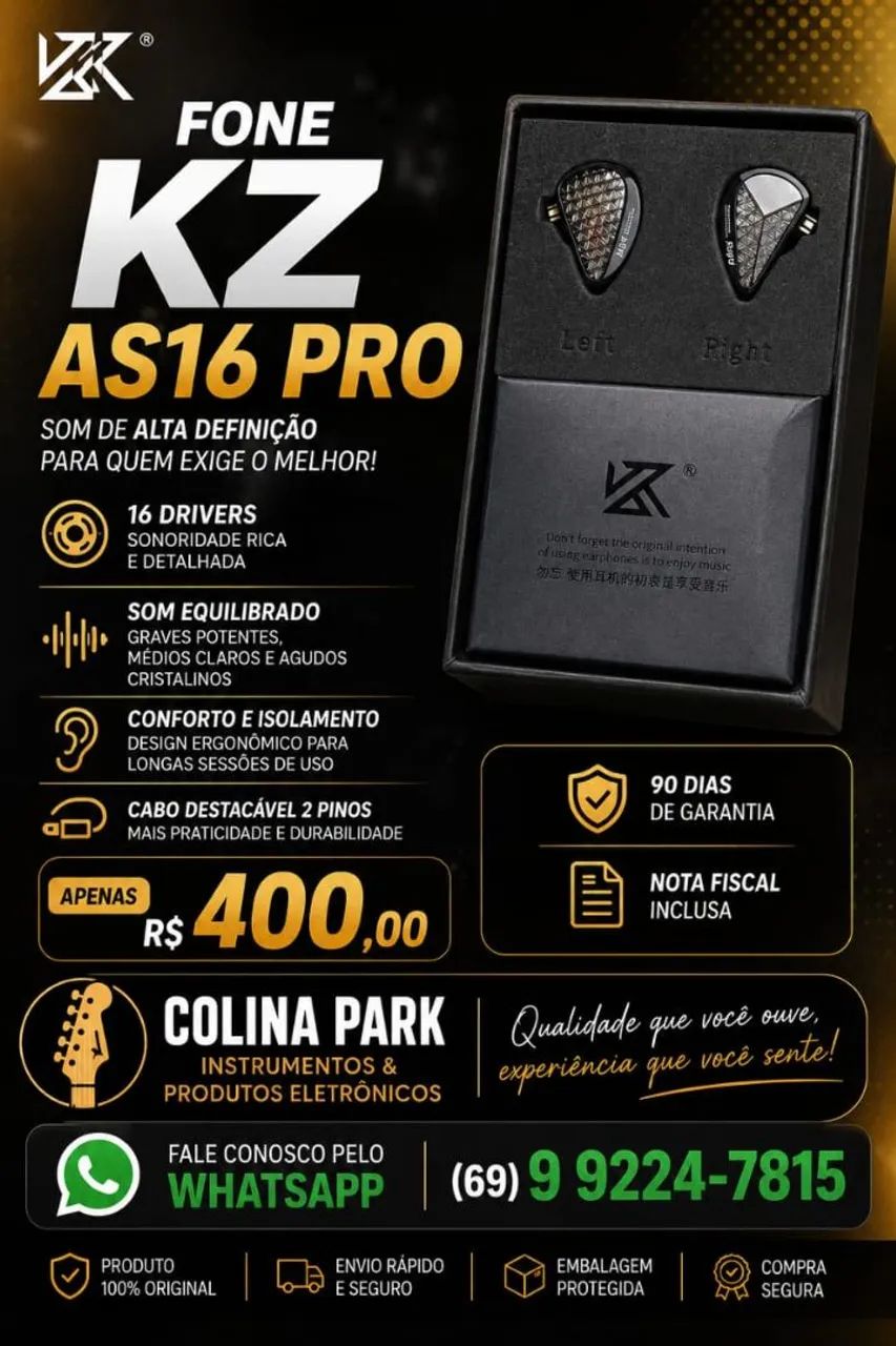 Fone Kz As16 Pro 