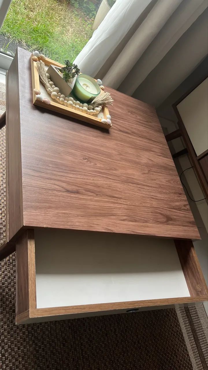 Vendo mesa de centro com gaveta - Foto 2
