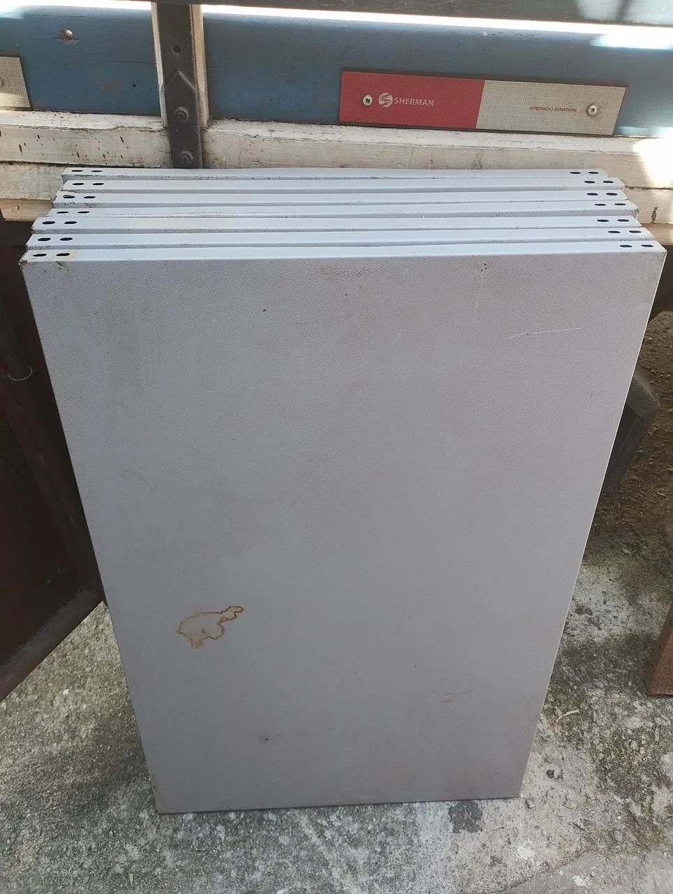 Bandejas de estantes de ferro 58cm X 92vm