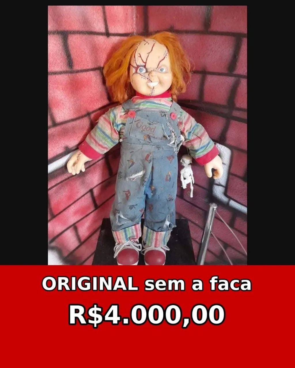 Boneco Chuck original primeira versão 