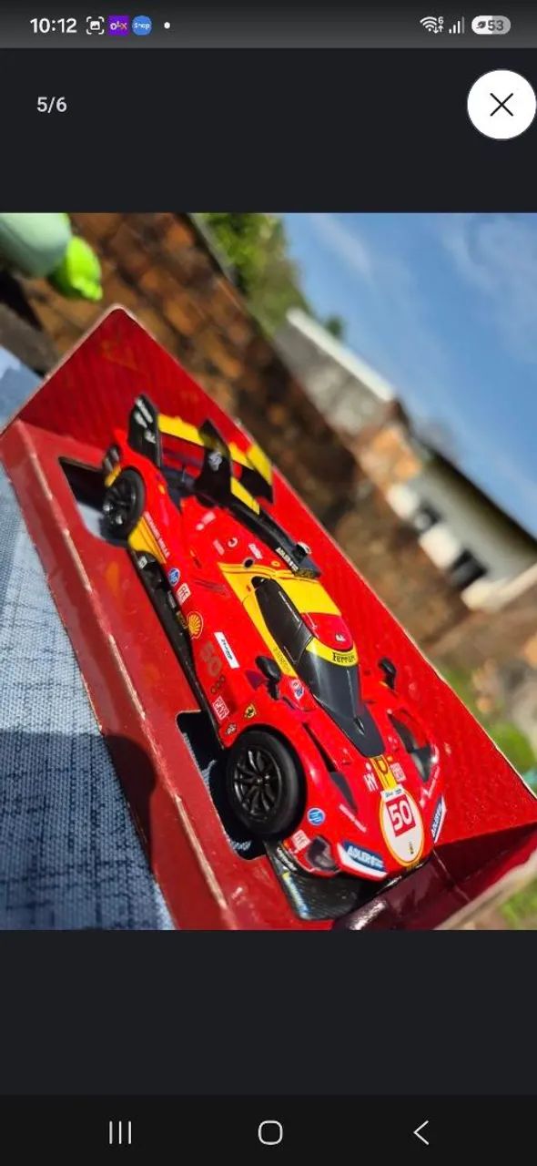 ? Miniatura Ferrari 499P Hypercar Bburago - Foto 3