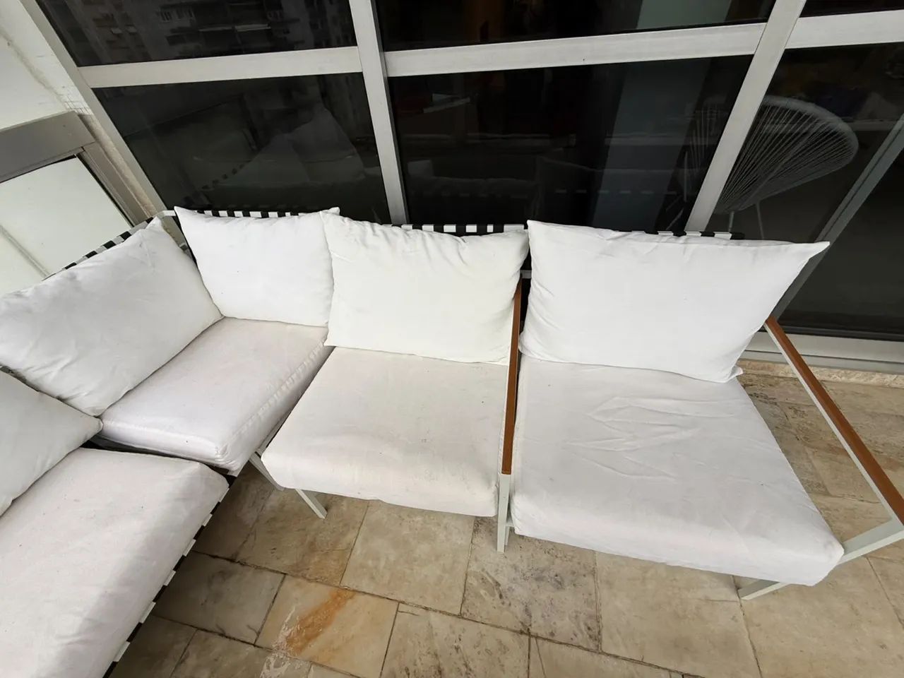 Sofá Modular 6 Lugares com Almofadas - Oportunidade - Foto 5