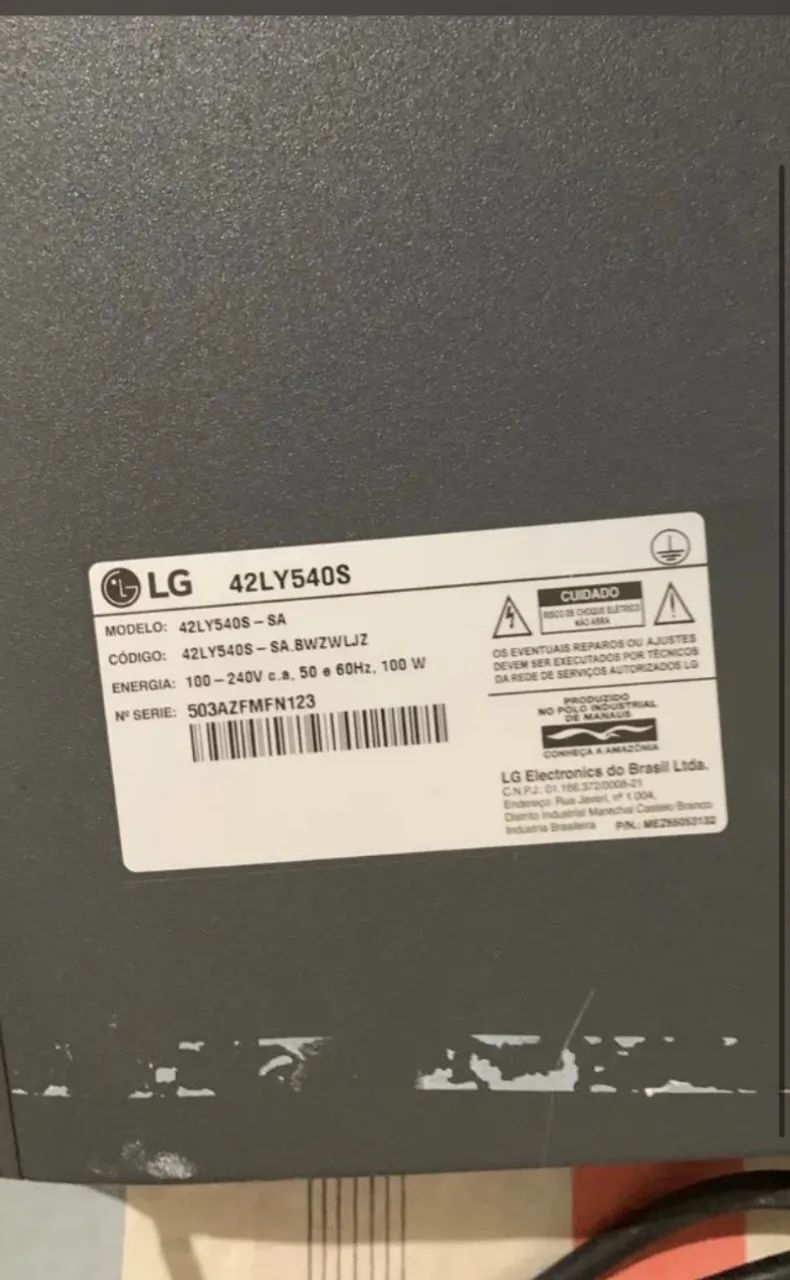 Tv lg 43 polegadas com defeito! - Foto 3