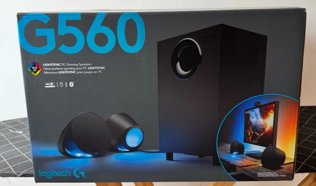 Caixa de som Logitech G560