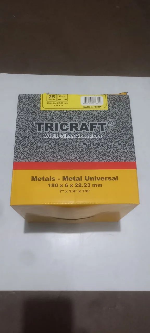 Disco de Desbaste 7" X 1/4" X 7/8" para Esmerilhadeira 7 Polegadas