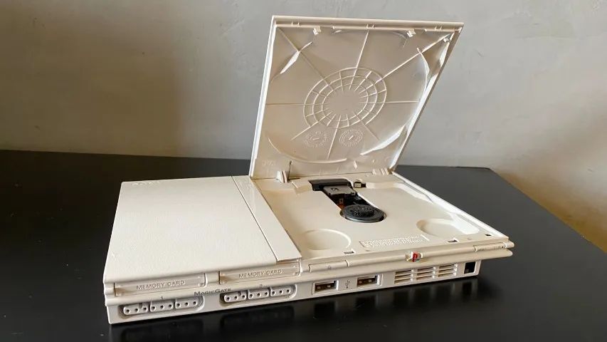 PlayStation 2 Slim Branco - Ceramic White Desb. Leitor Funcionando! - Foto 2