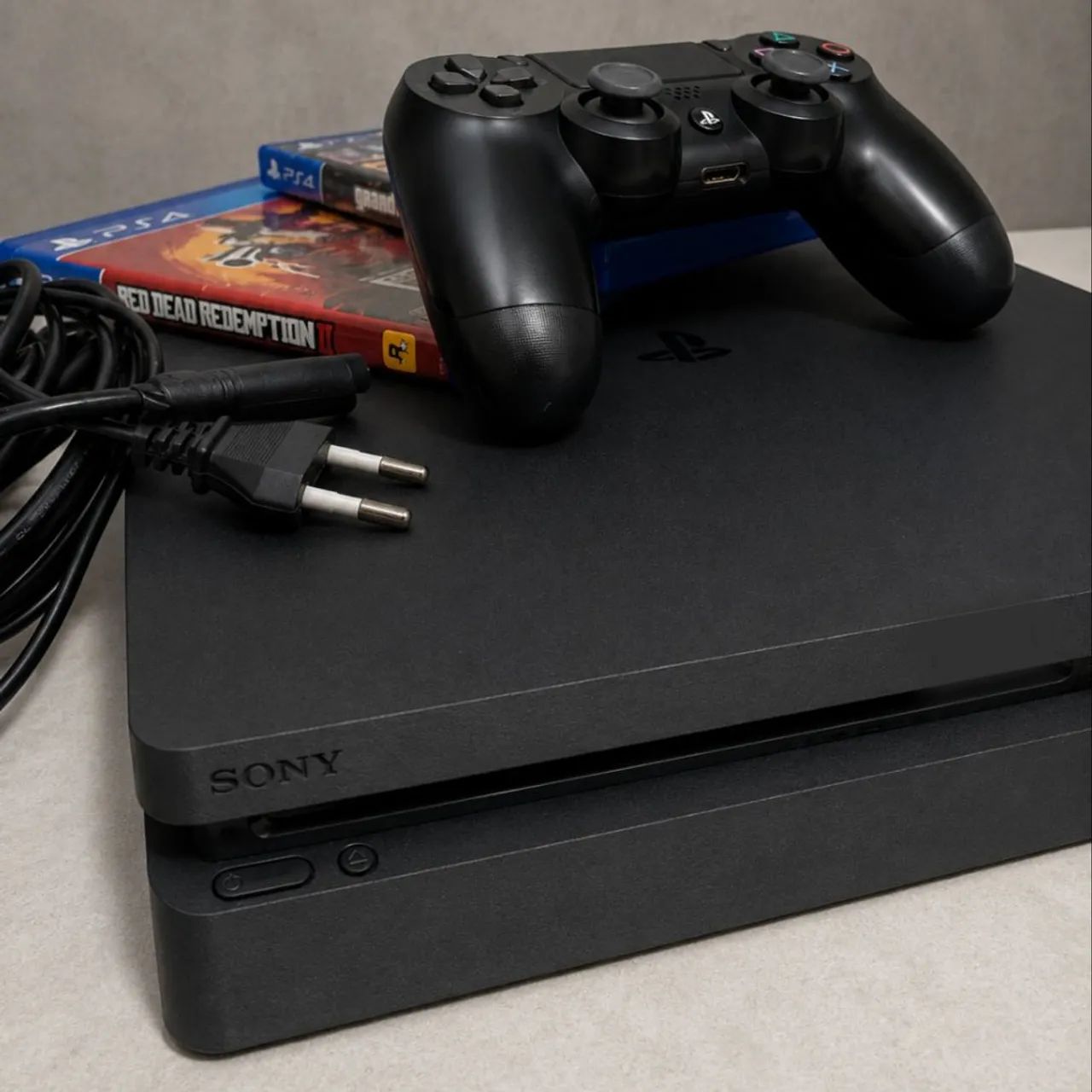 PS4 SLIM COMPLETO + JOGOS INCRÍVEIS em MÍDIA FÍSICA  - Foto 4