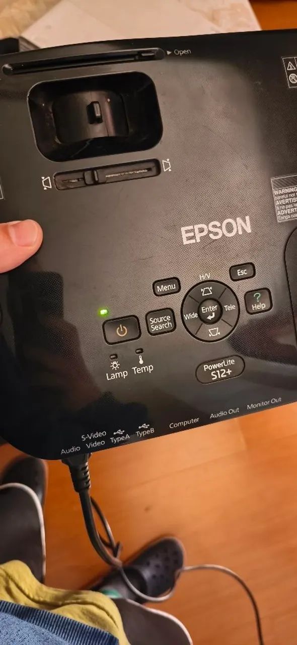 Projetor Epson PowerLite S12+  - Foto 2