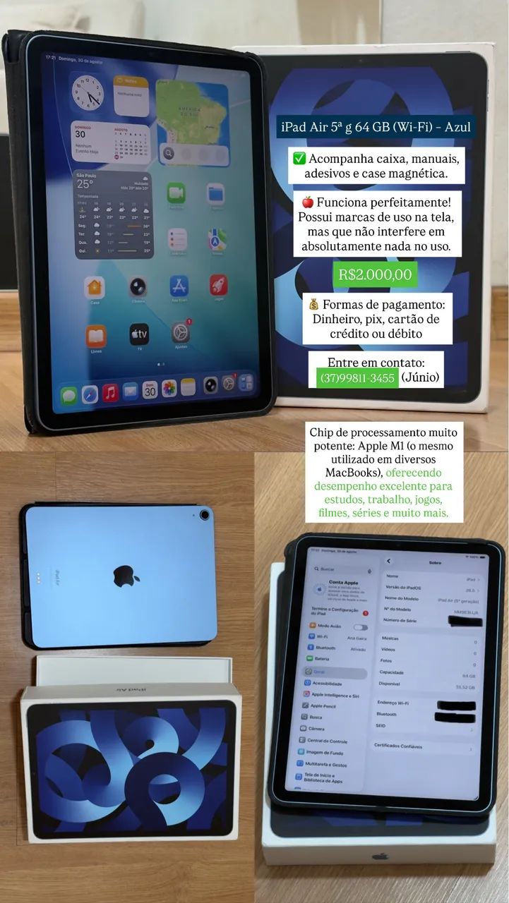 Apple iPad Air 5 64 GB Wi-Fi (M1) - Foto 3