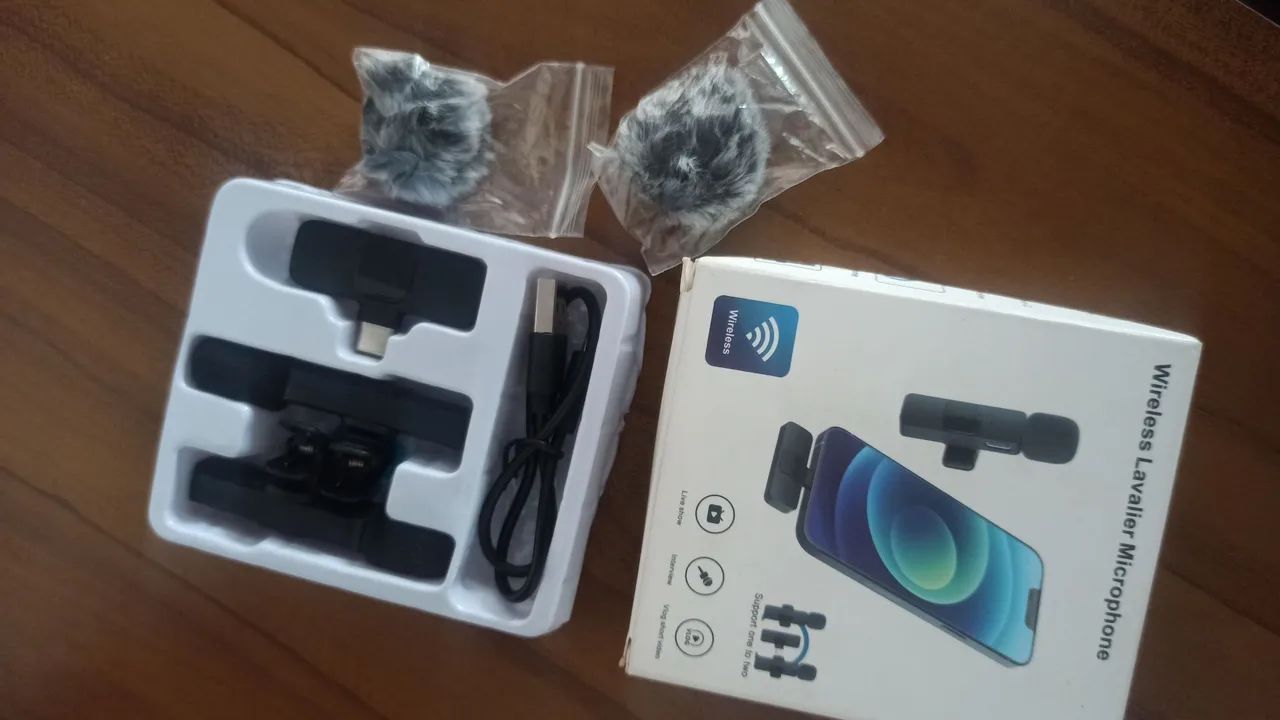 Kit de microfone tipo C para celular